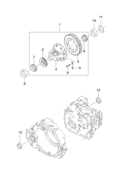ДИФФЕРЕНЦИАЛ(AISIN)  (3750) (LH)